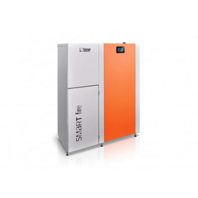Kocioł na pellet HKS Lazar SmartFire 11/ 15Kw z zasobnikiem z boku.