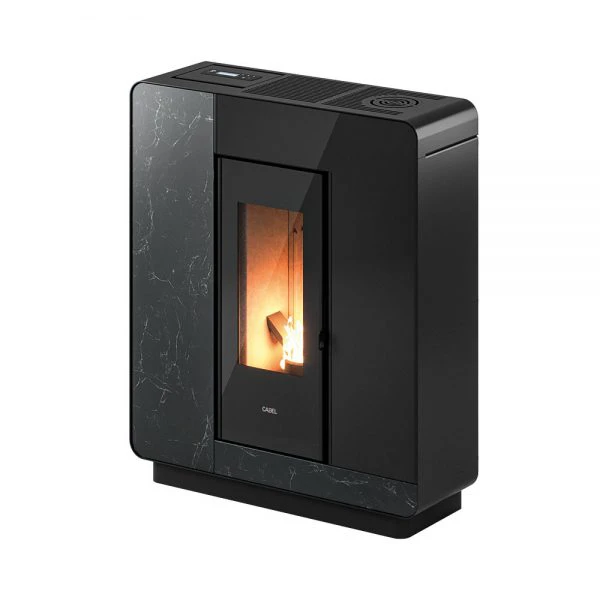 piecyk na pellet Elle Plus 9,0 kW – Cadel kamień