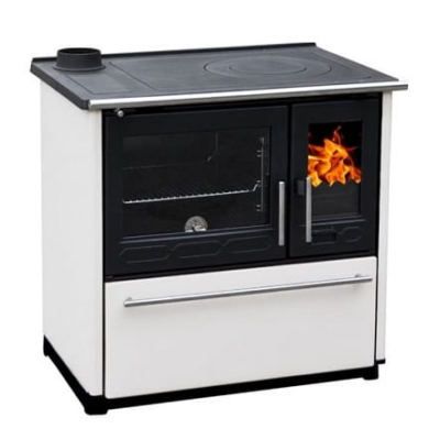 Kuchnia glass  850 8Kw prawa/lewa Plamen na drewno
