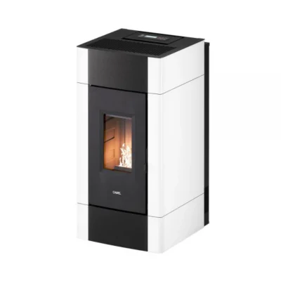 piecyk na pellet Cristal Plus 9,0 kW – Cadel - nadmuch do kilku pomieszczeń