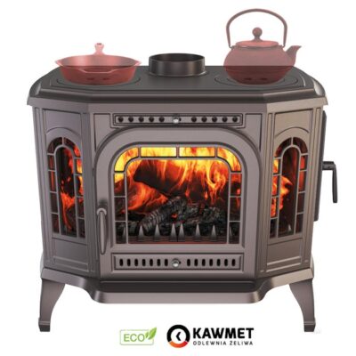 Piec wolnostojący KAWMET P7 (10,5 kW) CookTop PB ECO